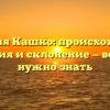 Фамилия Кашко: происхождение, история и склонение — все, что нужно знать
