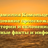 Фамилия Комольцев: исследование происхождения, истории и склонения — интересные факты и информация