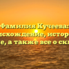 Фамилия Кучеева: происхождение, история и значение, а также все о склонении