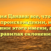 Фамилия Цанава: все, что нужно знать о происхождении, истории и значении этого имени, а также правилах склонения