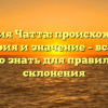 Фамилия Чатта: происхождение, история и значение – всё, что нужно знать для правильного склонения
