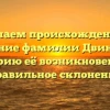 Изучаем происхождение и значение фамилии Двинянин, историю её возникновения и правильное склонение