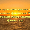 Изучаем происхождение, историю и значения фамилии Казуб: подробный обзор склонения фамилии