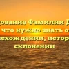 Исследование Фамилии Дикаев: Все, что нужно знать об их происхождении, истории и склонении