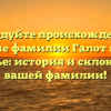 Исследуйте происхождение и значение фамилии Галот в нашей статье: история и склонение вашей фамилии!
