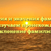 История и значения фамилии Кизи: изучаем происхождение и склонение фамилии