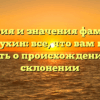 История и значения фамилии Чепарухин: все, что вам нужно знать о происхождении и склонении