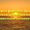 История фамилии Дехтяр: происхождение, значения и правильное склонение
