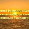 История фамилии Дехтяр: происхождение, значения и правильное склонение