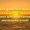История фамилии Джораха: происхождение, значение и склонение для родственников и исследователей!
