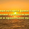 Полная история фамилии Куделко: происхождение, значение и правильное склонение