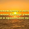 Происхождение и история фамилии Даллер: узнайте значение и правильное склонение