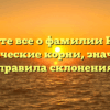 Узнайте все о фамилии Капля: исторические корни, значение и правила склонения