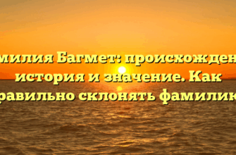Фамилия Багмет: происхождение, история и значение. Как правильно склонять фамилию? Фамилия Багмет: происхождение, история и значение. Как правильно склонять фамилию?