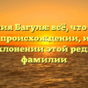 Фамилия Багуля: всё, что нужно знать о происхождении, истории и склонении этой редкой фамилии