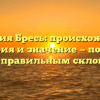 Фамилия Бресь: происхождение, история и значение — полный обзор с правильным склонением