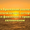 Фамилия Брюханов: исследование происхождения, истории и значения фамилии с правильным склонением