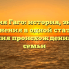 Фамилия Гаго: история, значения и склонения в одной статье для узнавания происхождения вашей семьи