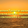 Фамилия Галыга: история, происхождение, значение и правила склонения в одной статье