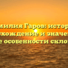 Фамилия Гаров: история, происхождение и значение, а также особенности склонения