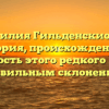 Фамилия Гильденскиольд: история, происхождение и значимость этого редкого имени с правильным склонением