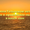 Фамилия Голышков: история, значение и правильное склонение в наши дни