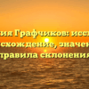 Фамилия Графчиков: исследуем происхождение, значение и правила склонения