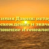 Фамилия Дзюин: история, происхождение и значение, склонение и генеалогия