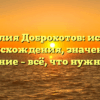 Фамилия Доброхотов: история происхождения, значение и склонение – всё, что нужно знать