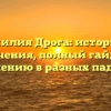 Фамилия Дрога: история и значения, полный гайд по склонению в разных падежах