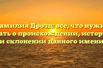 Фамилия Дрозд: все, что нужно знать о происхождении, истории и склонении данного имени Фамилия Дрозд: все, что нужно знать о происхождении, истории и склонении данного имени
