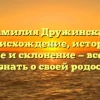 Фамилия Дружинская: происхождение, история, значение и склонение — все, что вы хотели знать о своей родословной!
