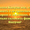 Фамилия Капуза: все, что вы хотели знать о ее происхождении, истории и значении. Как правильно склонять фамилию Капуза?
