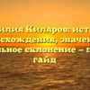 Фамилия Киляров: история происхождения, значение и правильное склонение — полный гайд