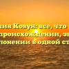 Фамилия Ковун: все, что нужно знать о происхождении, значении и склонении в одной статье