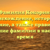 Фамилия Кокорин: происхождение, история и значение, а также правильное склонение фамилии в настоящее время