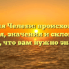 Фамилия Челеби: происхождение, история, значения и склонение — всё, что вам нужно знать