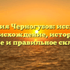 Фамилия Черногубов: исследуем происхождение, историю, значение и правильное склонение!