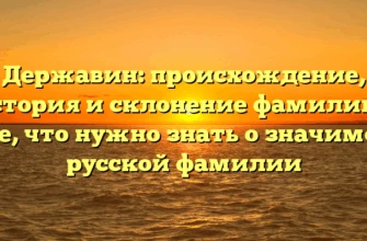 Державин: происхождение, история и склонение фамилии – все, что нужно знать о значимой русской фамилии Державин: происхождение, история и склонение фамилии – все, что нужно знать о значимой русской фамилии