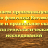 Изучаем происхождение и историю фамилии Богомольный: значение и правильное склонение для генеалогических исследований