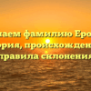 Изучаем фамилию Ерохин: история, происхождение и правила склонения