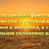 Исследование фамилии Болховитин: происхождение, история и значения, а также правильное склонение для Вас
