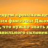 Исследуем происхождение и значения фамилии Джохадзе — всё, что нужно знать для правильного склонения!