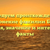 Исследуем происхождение и склонение фамилии Бетц: история, значение и интересные факты