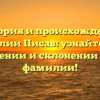 История и происхождение фамилии Писав: узнайте все о значении и склонении этой фамилии!