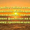 Откройте тайны истории фамилии Майнхардт: происхождение, значение и склонение фамилии на пути к своему происхождению
