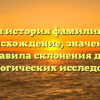 Полная история фамилии Опря: происхождение, значение и правила склонения для генеалогических исследований