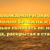 Происхождение и значение фамилии Безносик и как правильно склонять ее: история рода, раскрытая в статье