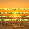 Рассмотрим происхождение, историю и значение фамилии Костромина, а также правильное склонение этой фамилии