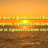 Узнайте все о фамилии Бюшгенс: история, происхождение, значение и правильное склонение!